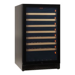 Pevino Majestic 83 flasker - 1 zone - Sort glasfront