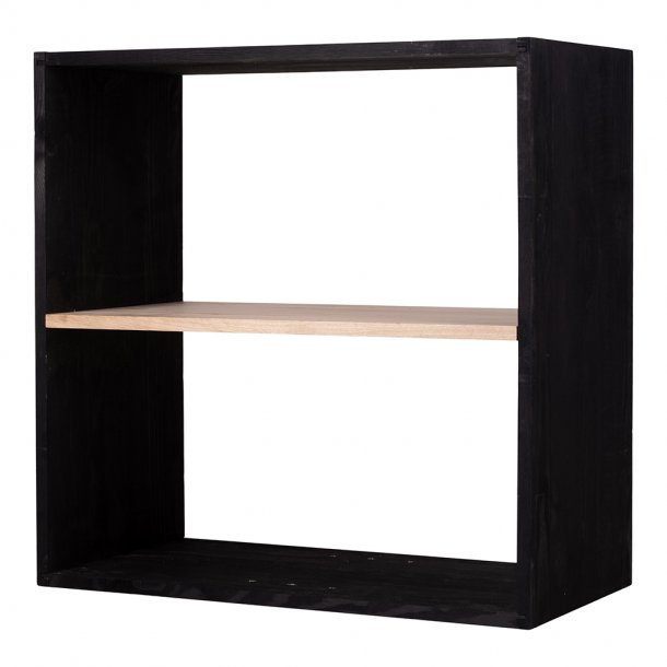 Caverack - CENZO - Faste hylder  - Egetr og sort