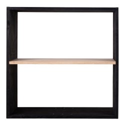 Caverack - CENZO - Faste hylder  - Egetr og sort