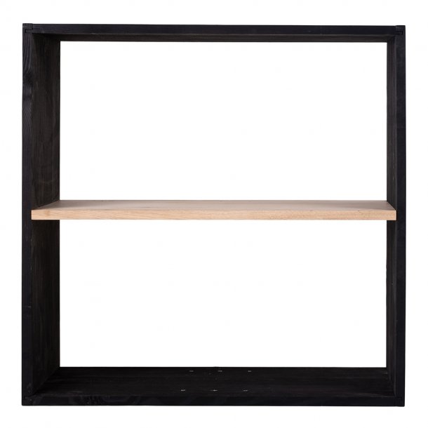 Caverack - CENZO - Faste hylder  - Egetr og sort