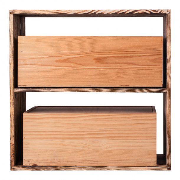 Caverack - CENZO - Faste hylder - Brndt fyrretr