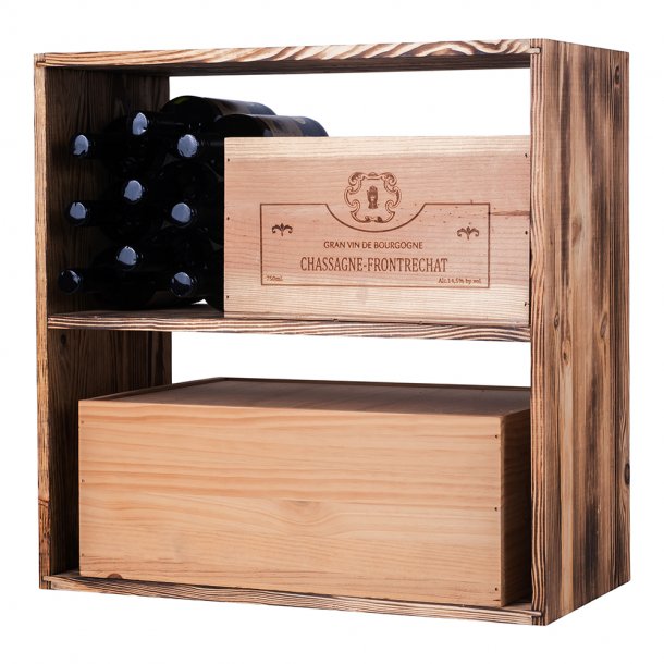 Caverack - CENZO - Faste hylder - Brndt fyrretr