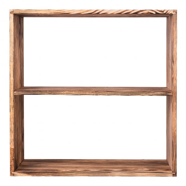 Caverack - CENZO - Faste hylder - Brndt fyrretr