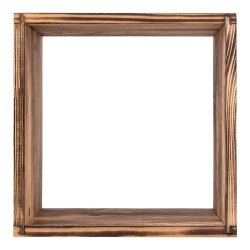 Caverack - KVART FICO/Simpel ramme - Brndt fyrretr