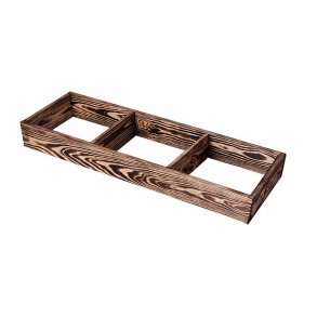 Caverack - Sokkel 90 cm - Brndt fyrretr