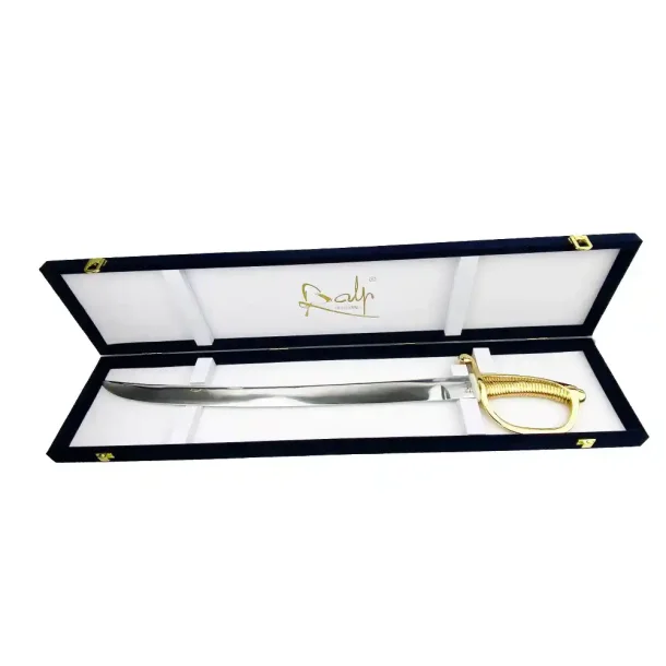 French champagne sabre with 24K plated gold handle