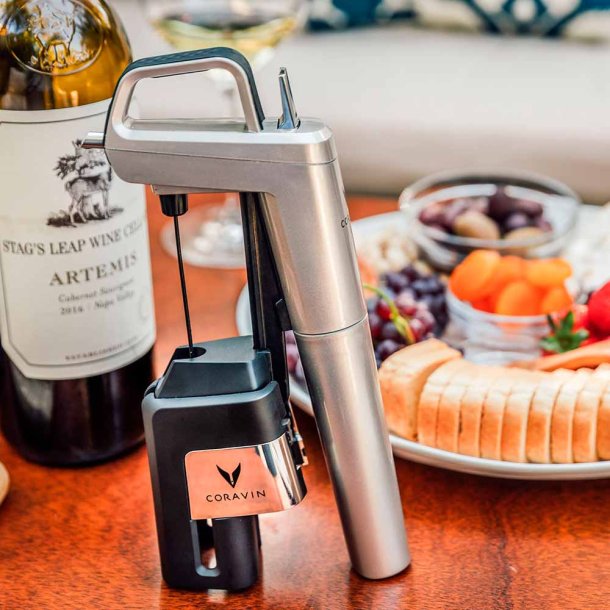 Coravin Timeless Six+ Silver (inkl. 3 patroner) Coravin