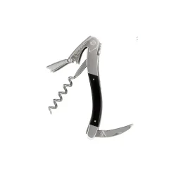 Laguiole proptrkker - "TRADITION"  - Sort Horn D.L.