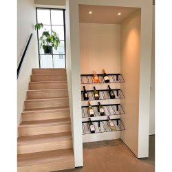 Vino Wall Rack Display vinholder til 9 flasker