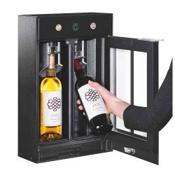 kravle indelukke Bordenden Wine Bar 2.0 - Vakuumsystem til servering af vin glas pr. glas - 2 flasker