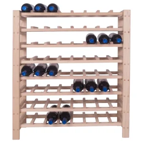 wall-mounted wooden wine rack - Wineandbarrels Ltd.