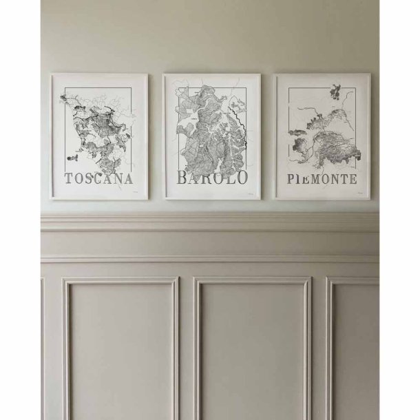 3 stk. vinplakater - Det italienske st (50x70cm)