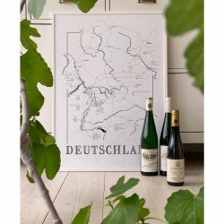 Vinplakat - Tyskland (50x70cm)