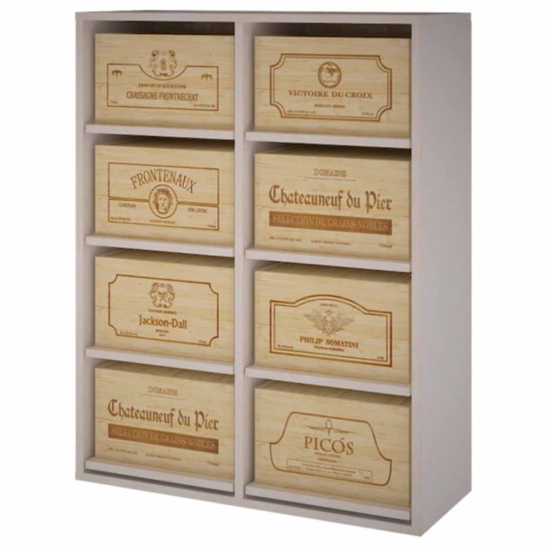 Winerex ESTELA - til 8 vinkasser (6-styks kasser)