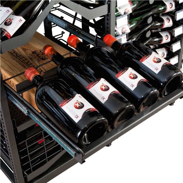 Xi DoubleM Drawer - Udtrkshylde til store flasker