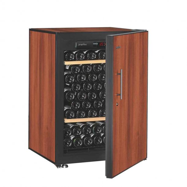 Artevino Oxygen - 98 bottles - 1 zone - Solid door - Wooden look