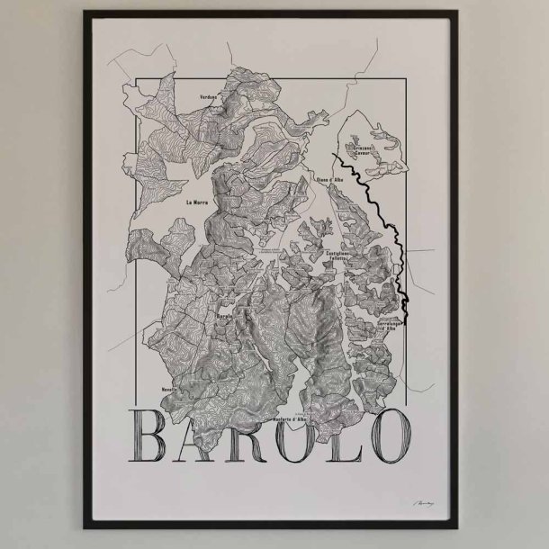 Wine poster - Barolo (30x40cm)